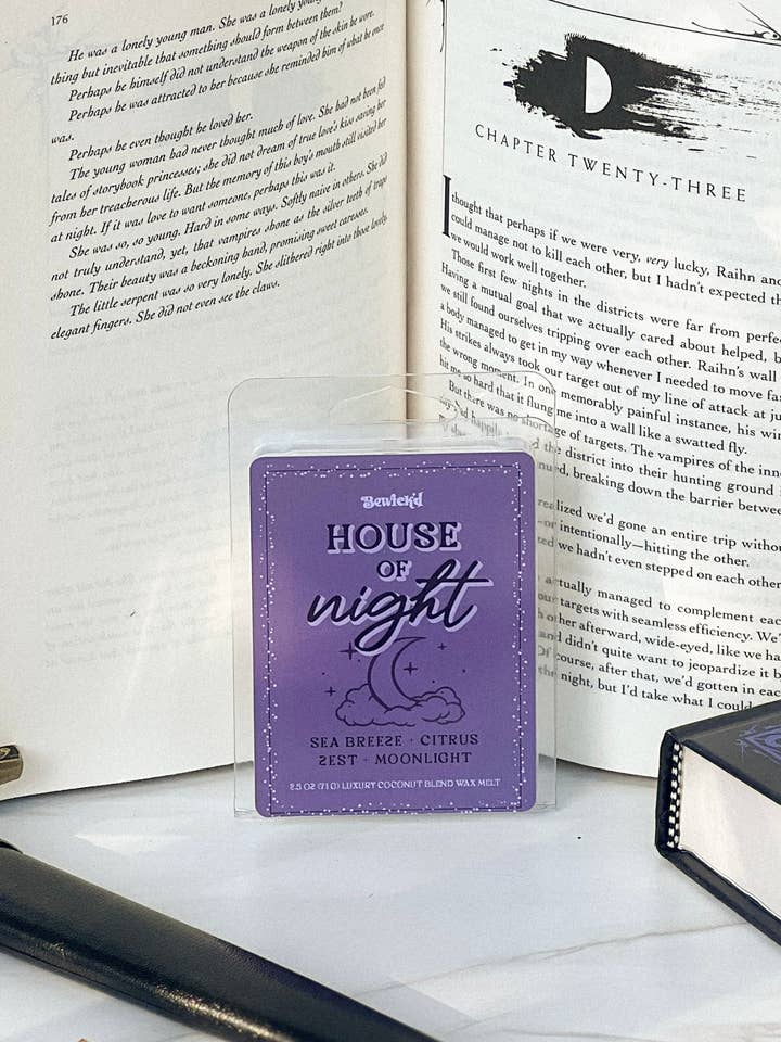 House of Night Wax Melt - Licensed Crowns of Nyaxia Merch for wholesale by Bewick'd Studio
