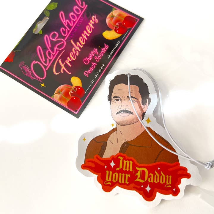 PARTIMEWORKS - Wholesale Car Freshener - Unisex - Pascal (Cherry Peach Scent) Air Freshener 2-Sided