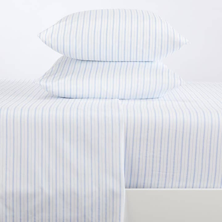 Microfiber Stripe Sheet Set - Adeline Collection for wholesale by BH Collective