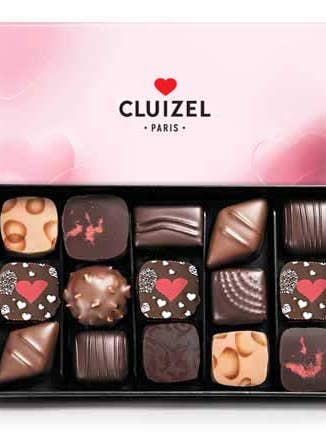 Valentine Chocolate Truffle Box for wholesale by Cluizel USA