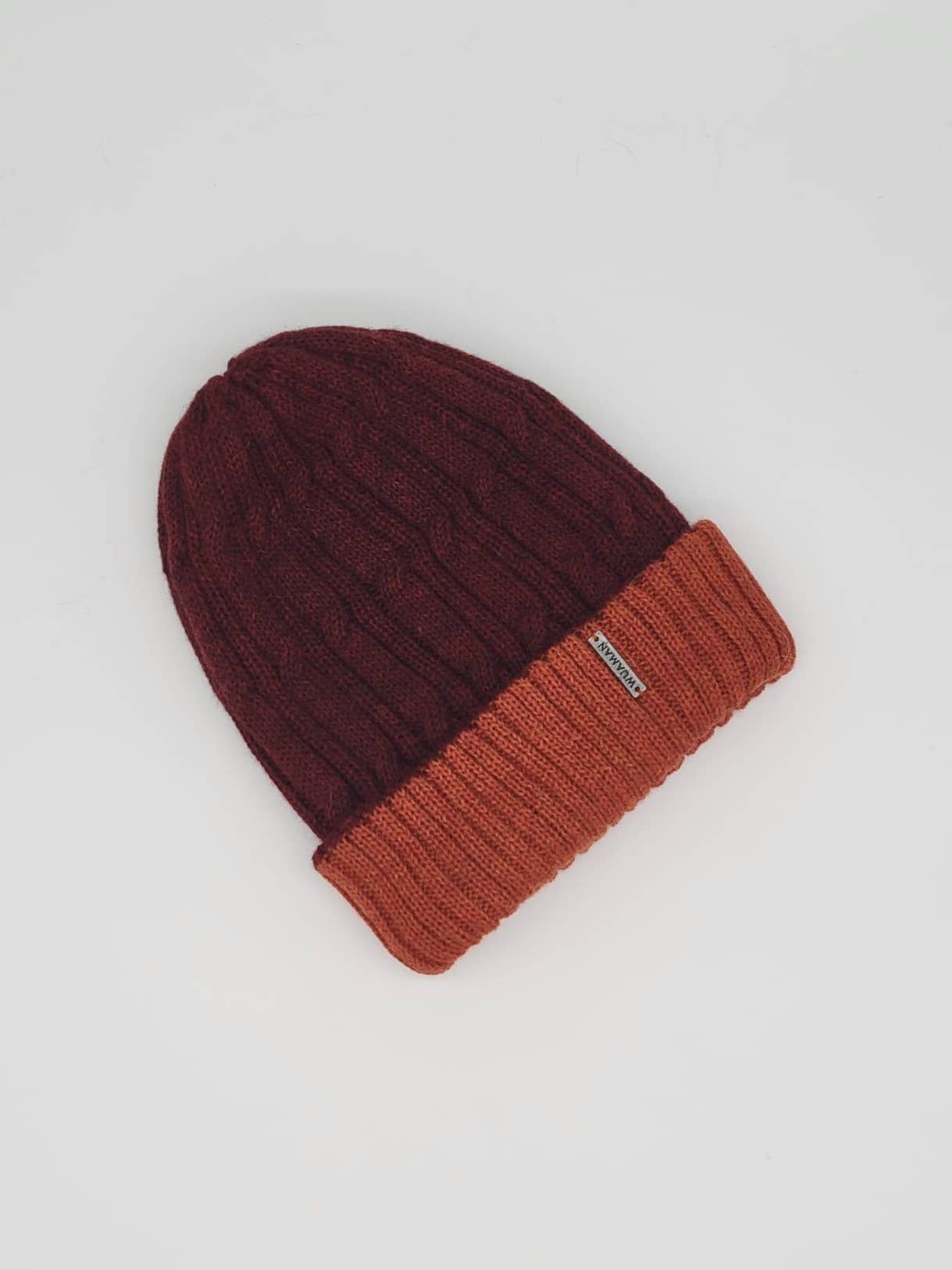 WUAMAN - Alpaca - Wholesale Beanie - Women's - Reversible Baby Alpaca Beanie | Unisex Hat | Cable Knit8