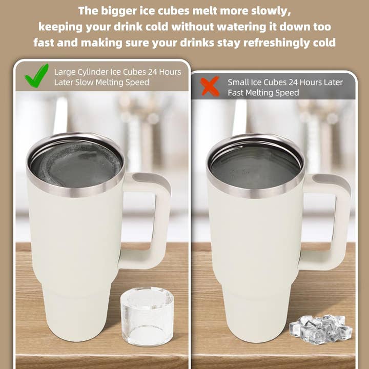 VIGOR - Wholesale Ice Tray/Mold - Reusable Silicone Ice Hollow Cylinder Tray Mold Big Ice Cube7