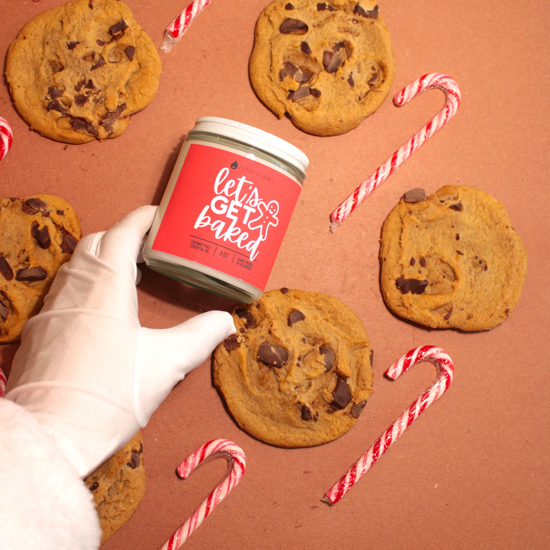 Funny Flames Candle Co - Les Creme - Wholesale Jar/Filled Candle - Holiday 2025 Best Sellers Collection 9oz Candles103