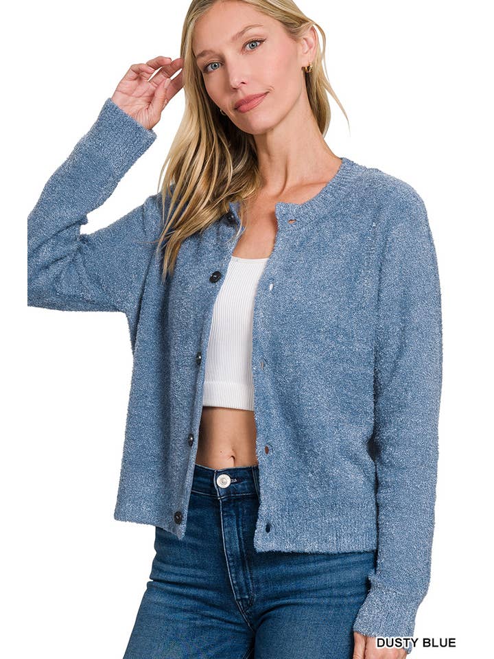 42POPS - Wholesale Cardigan - Women's - .1019 5 Button Sweater Cardigan SI-2688714
