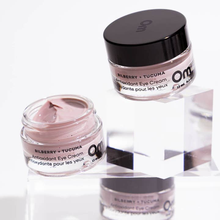 Om Organics Skincare - Wholesale Eye Cream/Gel - Bilberry + Tucuma Antioxidant Eye Cream