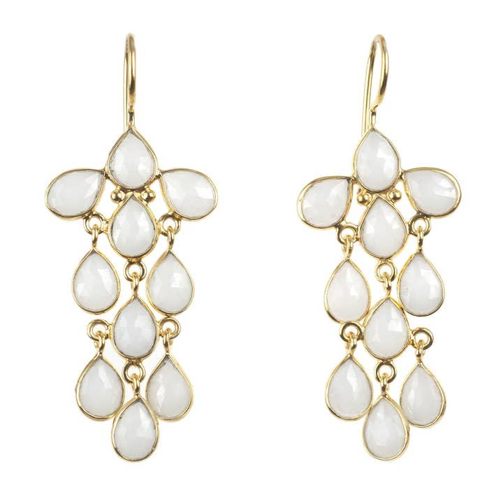 Lanai Earring - (10 Gemstone Options) for wholesale by Sissy Yates Designs