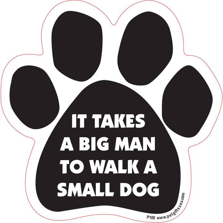 Pet Gifts USA, LLC - Vendita all'ingrosso Calamite - Calamita per auto, a forma di zampa di cane