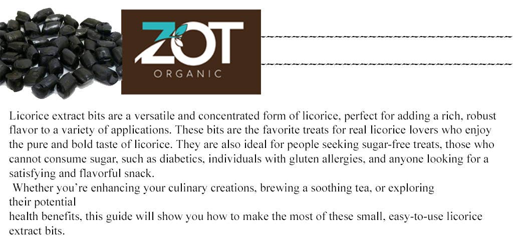 Zot Organic by Phyto-Plus - Wholesale Licorice - Organic Licorice Extract Treats, - Rose flavored .4oz3