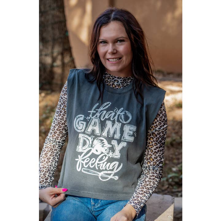 Dat Game Day Gevoel - Honkbal/Softbal Mouwloos T-shirt voor wholesale door Spirit to a Tee