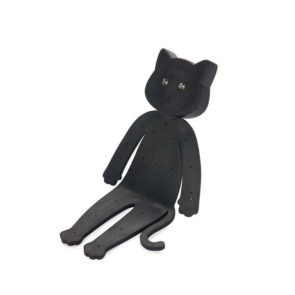 Balvi – wholesale Booklight – Reading light, Meow, black, silicone, 2xCR12206