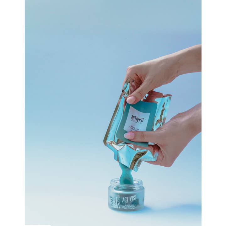 Activist Skincare - Wholesale Facial Cleanser - Sea to Skin Cleansing Gel ‧ refill pouch2