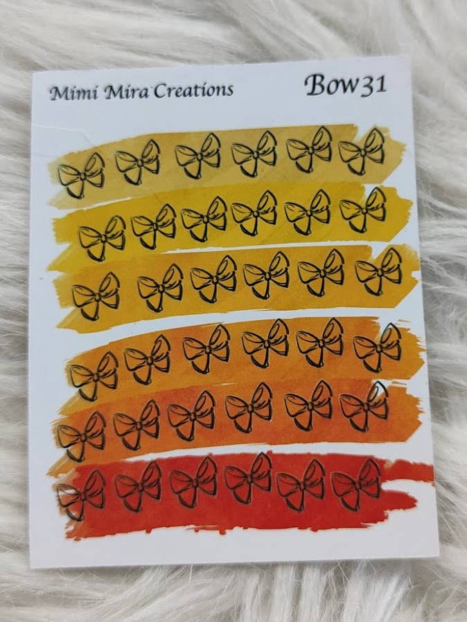 Funktionel planner klistermærker buer 31 for engroshandel hos Mimi Mira Creations