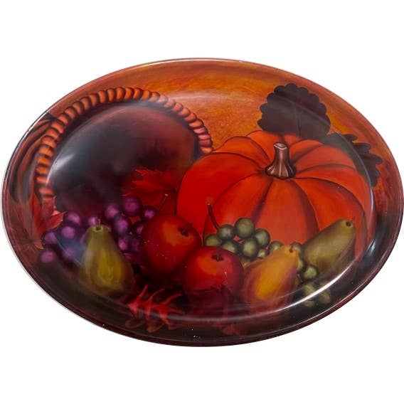 Merchandise Unlimited - Wholesale Platter - Oval Autumn Harvest Serving Platter 16 x 12