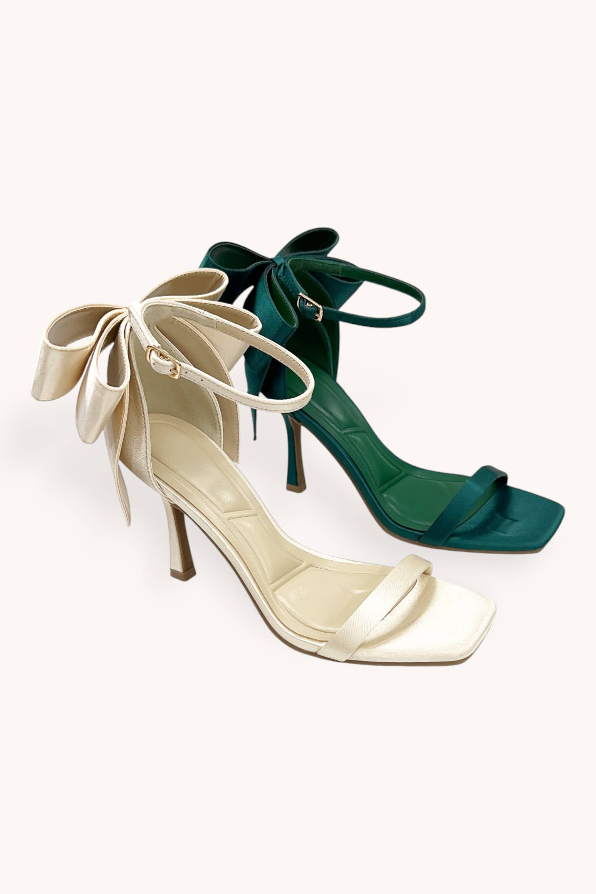 CCOCCI – Salto alto - Mulher por atacado – SAPATOS DE SALTO ALTO COM TIRA NO TORNOZELO EM CETIM VENUS-14