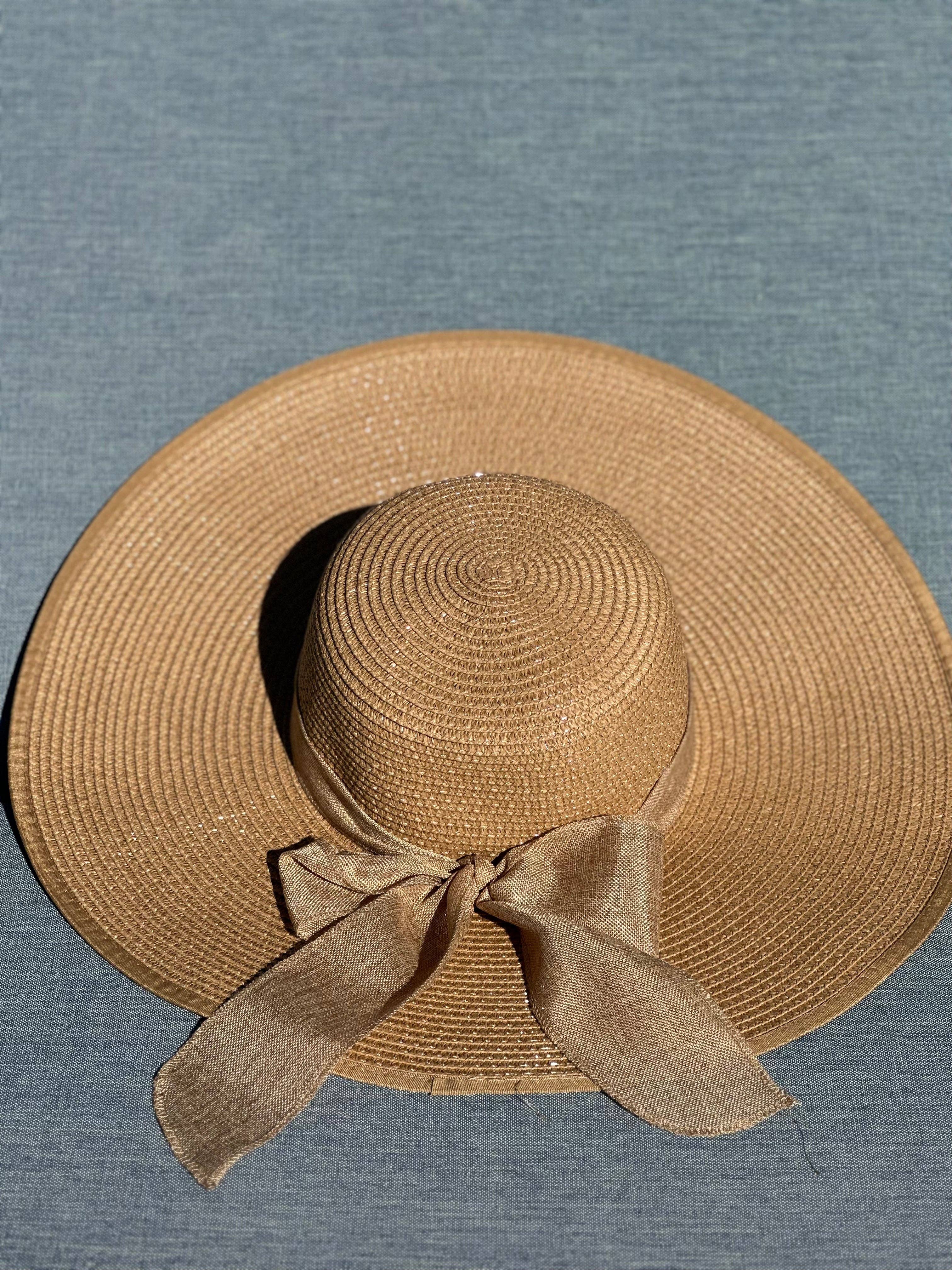 Harris Girls & Co. - Wholesale Straw Hat - Women's - Farrah Floppy Hat "Beige"1