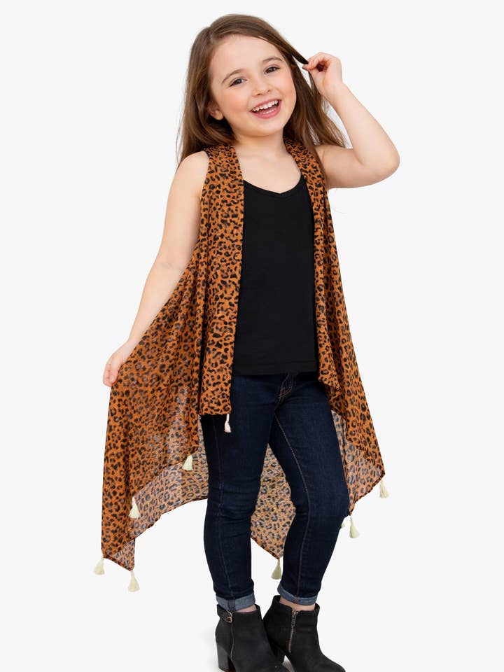 Petit Cœur Sauvage Manteau Léopard pour la vente par The Bling Barn