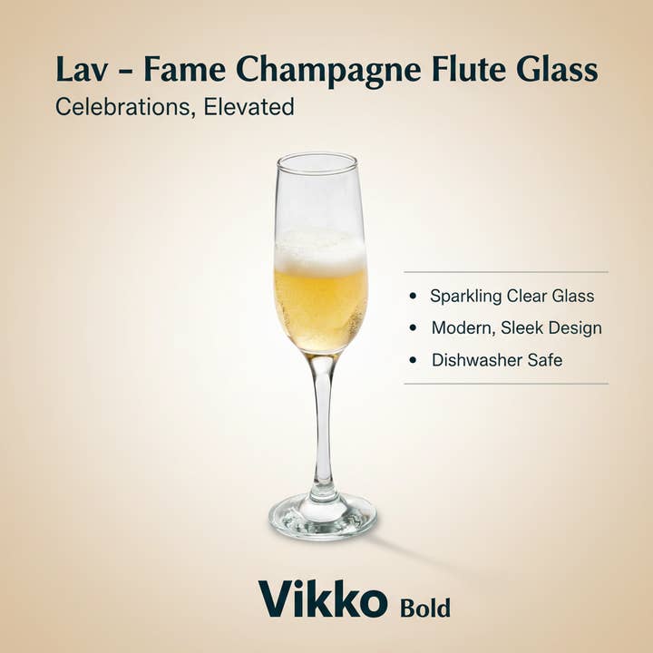 Kadra Kitchenware – Großhandel Champagnerflöten – Lav - Fame Champagnerflöte3