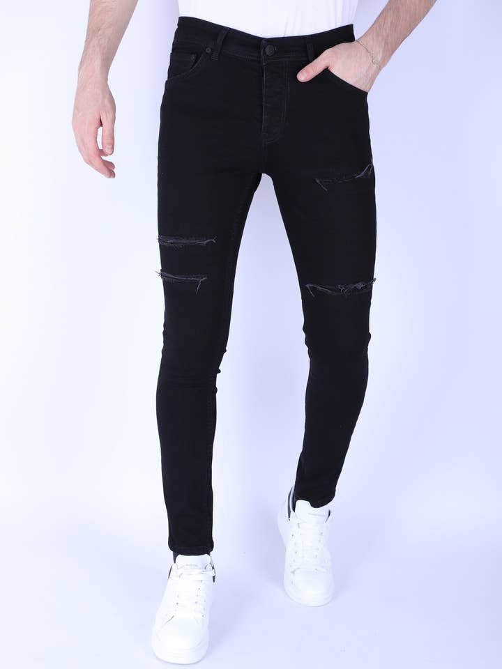 Ripped Men’S Jeans - Slim Fit -1092 for wholesale by Local Fanatic