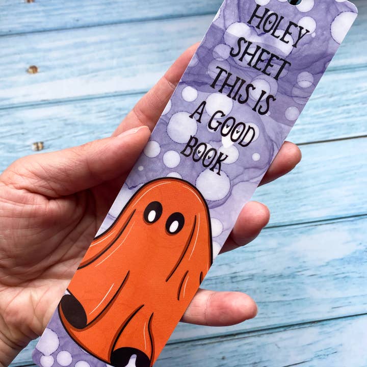Melanie Feltham Art - Wholesale Bookmark - Double Sided Bookmark, Funny Bookmark, spooky bookmark, pun