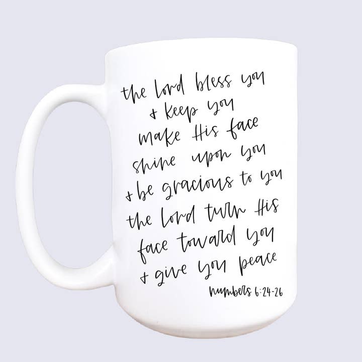 Mug and Mini - Wholesale Coffee Mug - Lord bless you coffee mug, Christian mug, Scripture mug