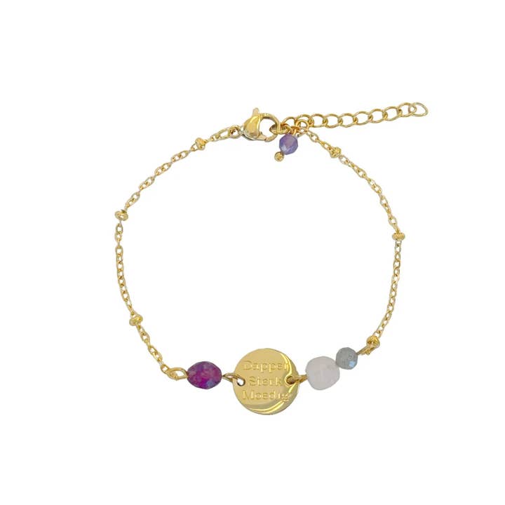 Pulseira Corajoso, Forte & Destemido – Ouro por atacado de Saint Clairmont