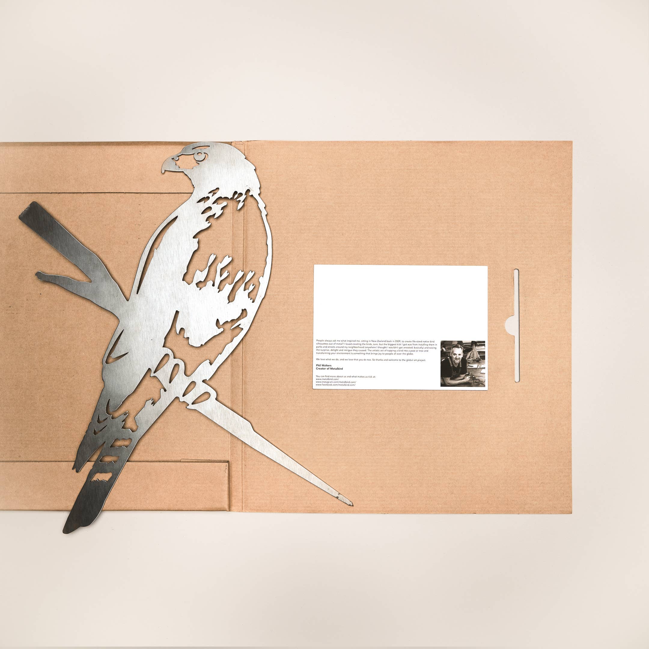 Metalbird - Vente Bibelots/décorations d'extérieur - Art du jardin de la buse à queue rousse | Décoration d'intérieur | Cadeaux3