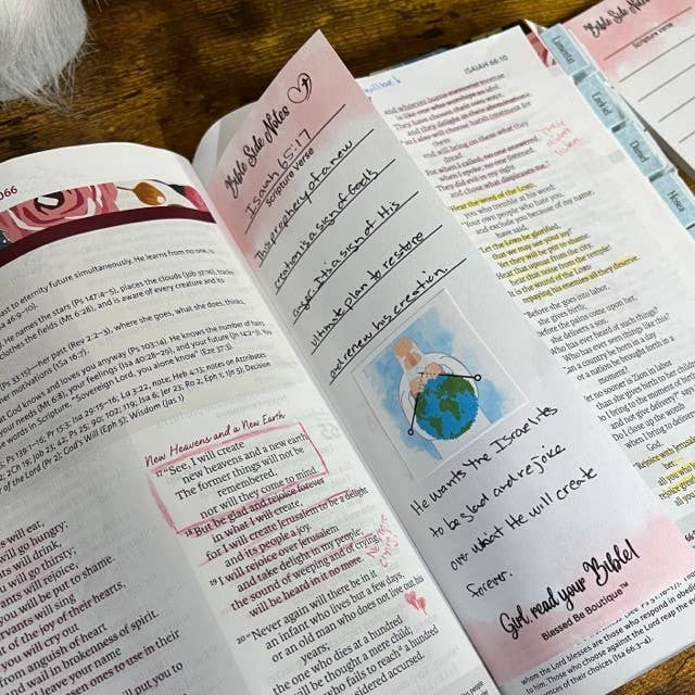 Blessed Be Boutique - Wholesale Notepad - Bible Side Notes8