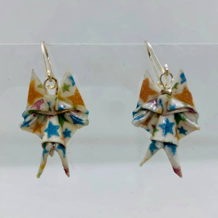 L'éco maison décoration - Wholesale Dangle Earrings - Origami Fairy Earrings0
