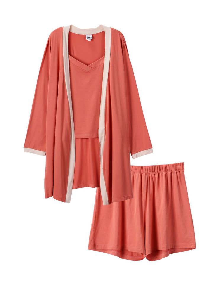 Earth Baby Outfitters - Wholesale Lounge Set - Women's - Beechwood 3 Piece Womens Loungewear and Robe Set10