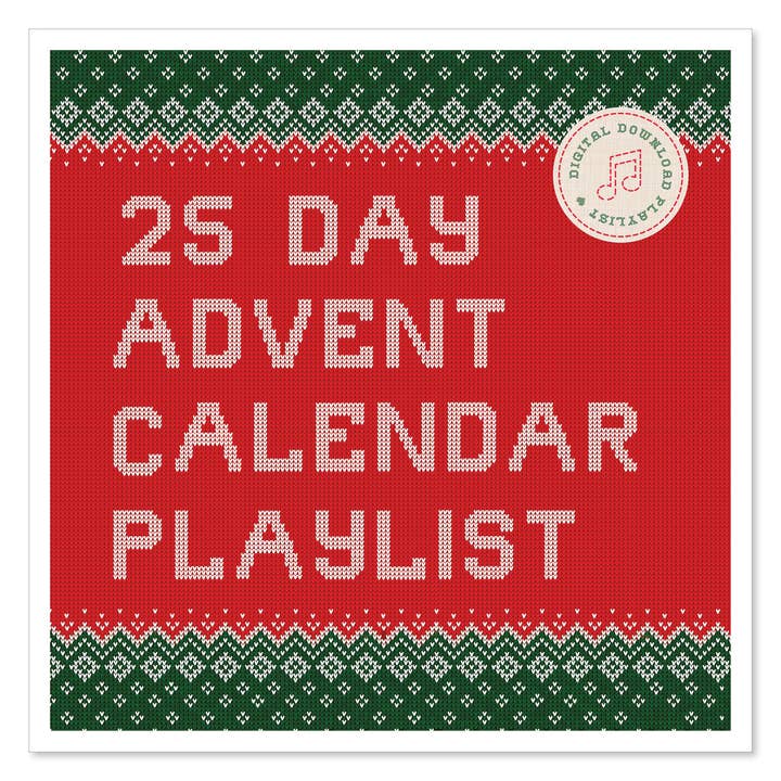 HOLIDAY SWEATER ADVENT CALENDAR PLAYLIST for wholesale by SoundSentiments