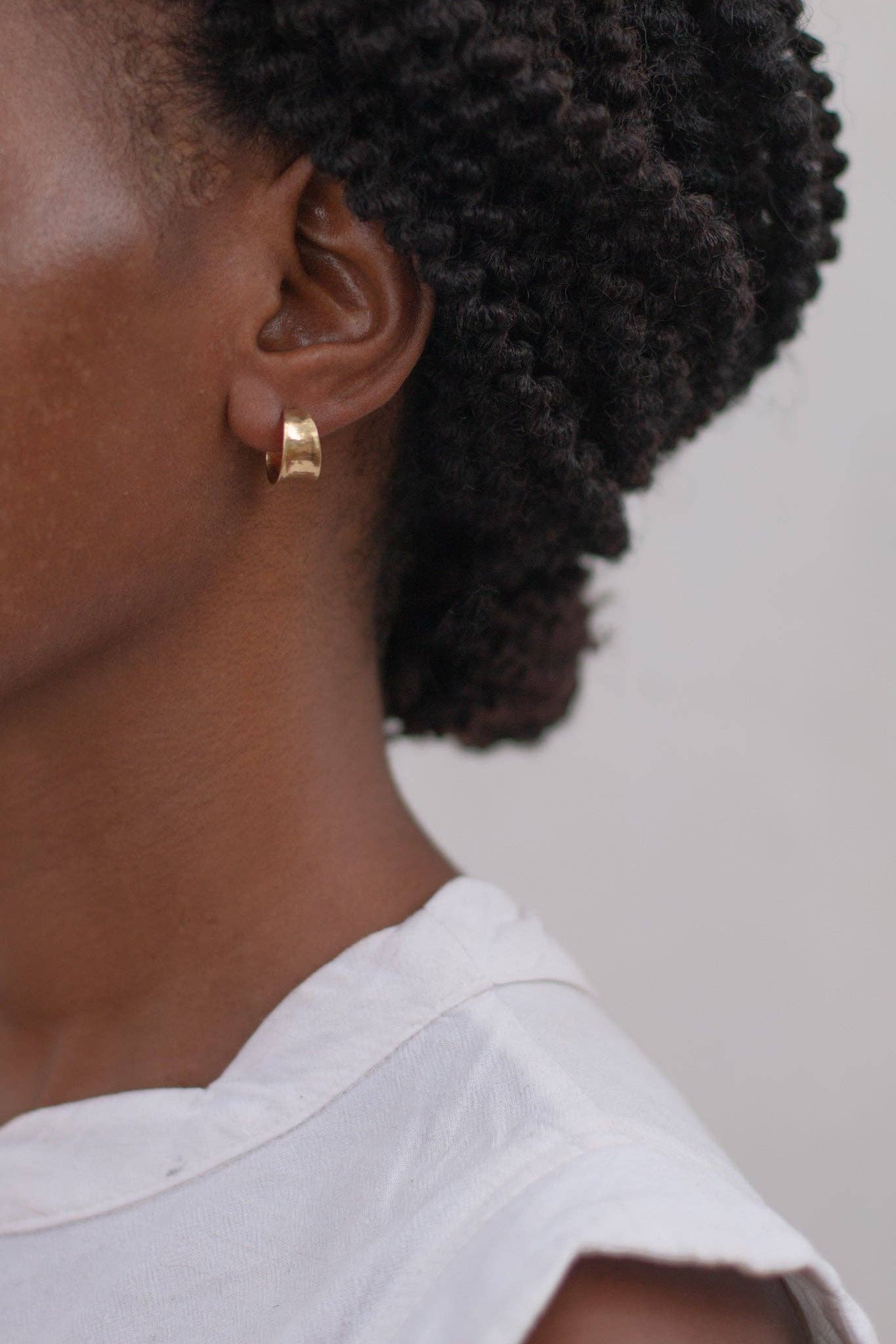 YEWŌ Collective - Wholesale Dangle Earrings - Tazara Hoops (Sm / Lg)2