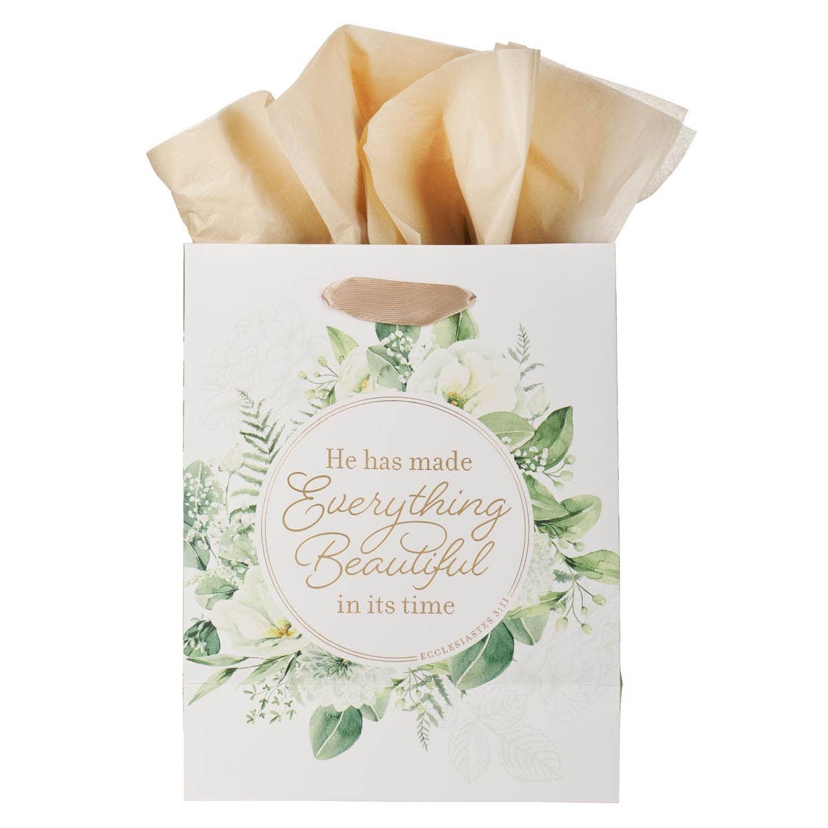 Christian Art Gifts - Wholesale Gift Bag - Gift Bag MD Everything Beautiful Ecc. 3:111