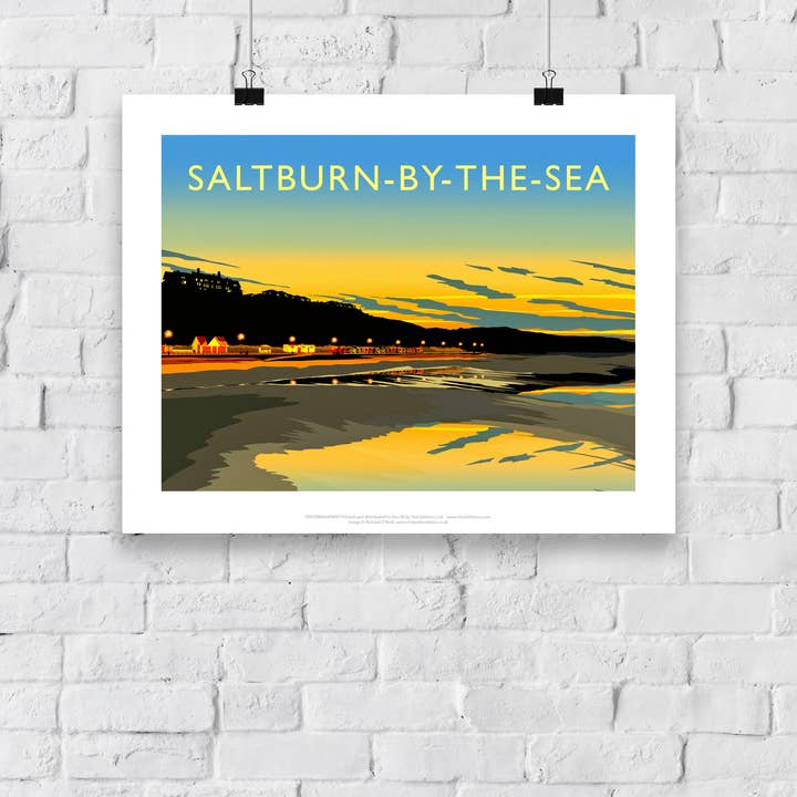 Star Editions – wholesale Konsttryck – Saltburn-By-The-Sea av konstnären Richard O'Neill - Konsttryck