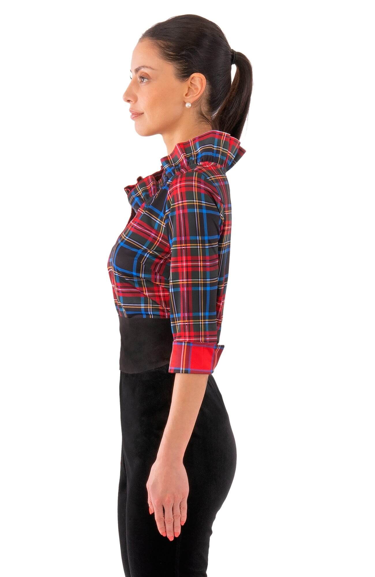 Gretchen Scott LLC - Wholesale Blouse - Women's - Ruffneck Top - Duke of York13