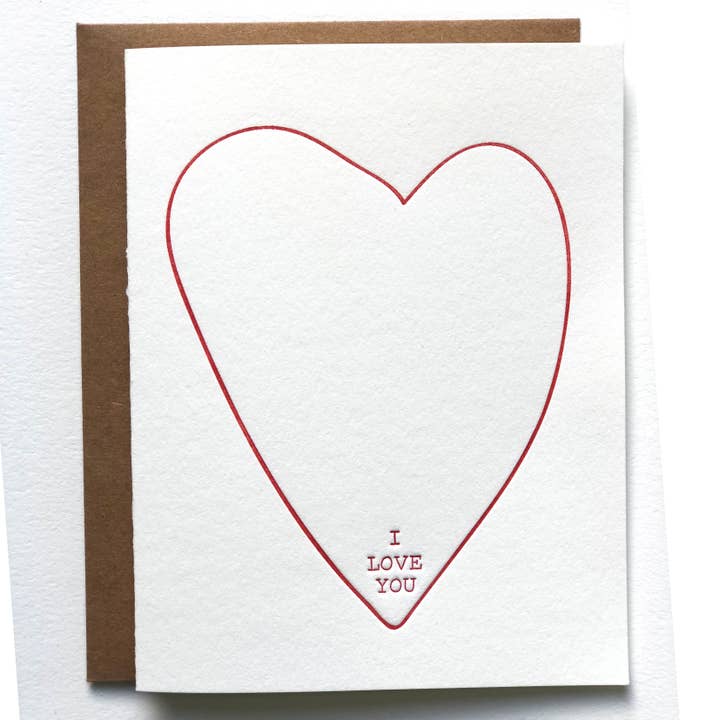 Bottom of My Heart Card for wholesale by Ice Pond Press