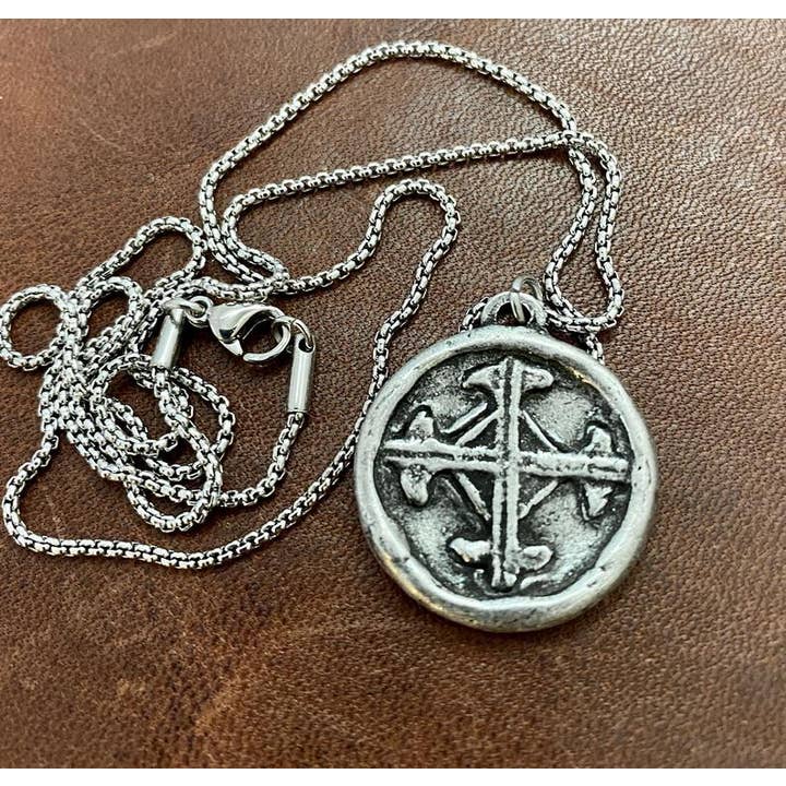 Johnny Ltd. – wholesale Pendant/charm necklace – Serenity Prayer Men's Necklace2