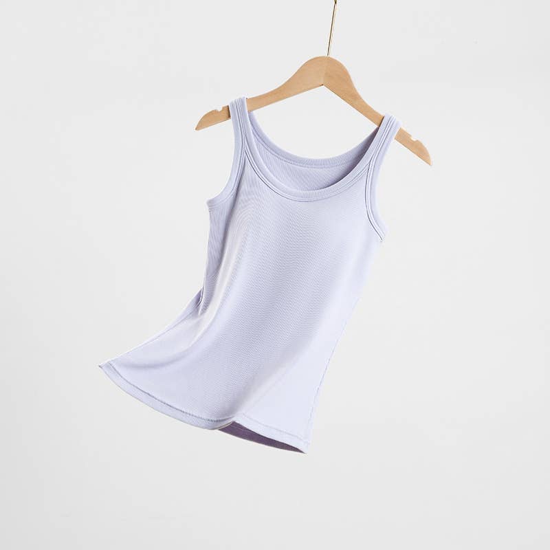 Rosa Clothing - Wholesale Tank Top - Women's - Essential basic rib tank top with built in bra in 13 colors23