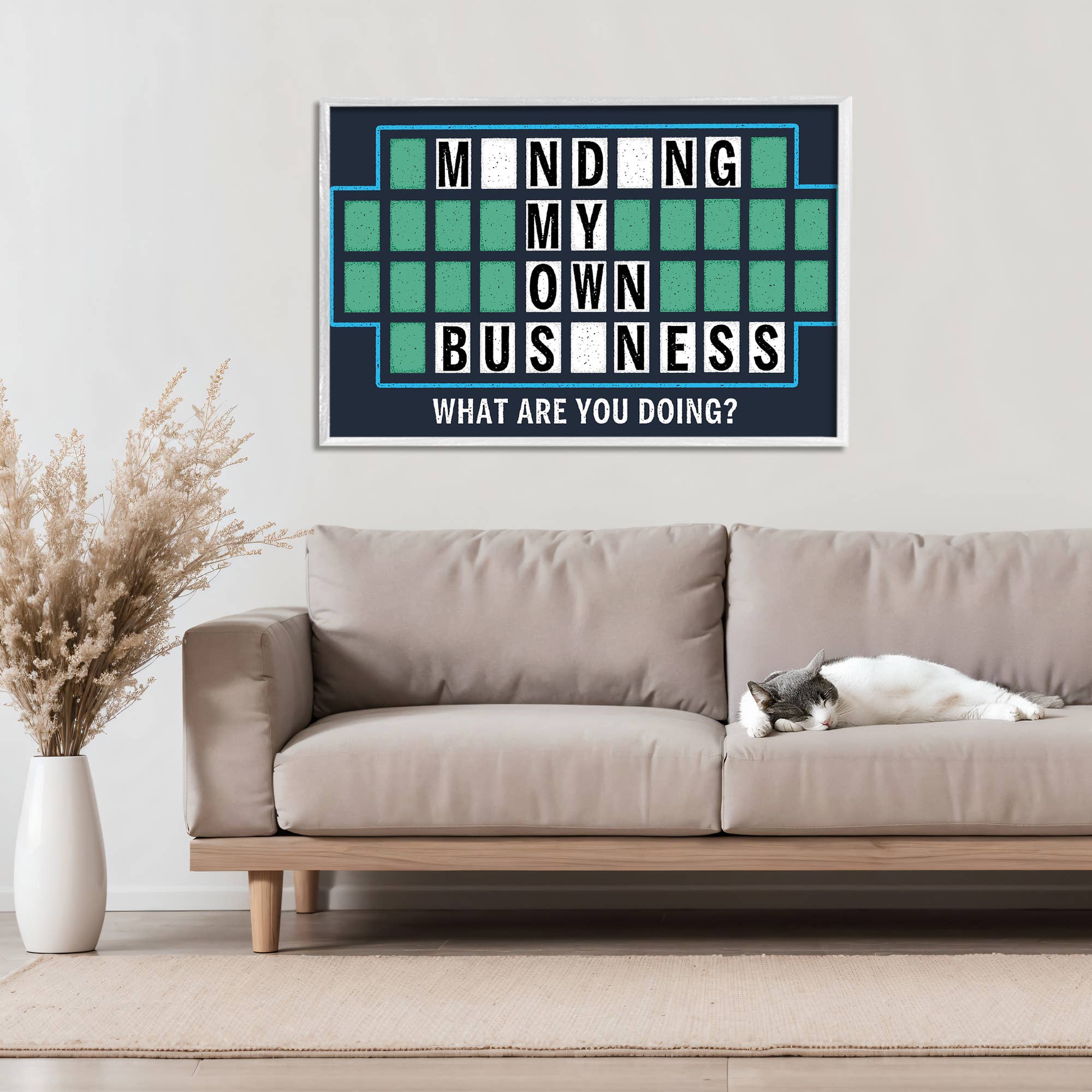 Stupell Industries - Wholesale Wall Sign - Minding My Own Business Game - Framed Wall Art6