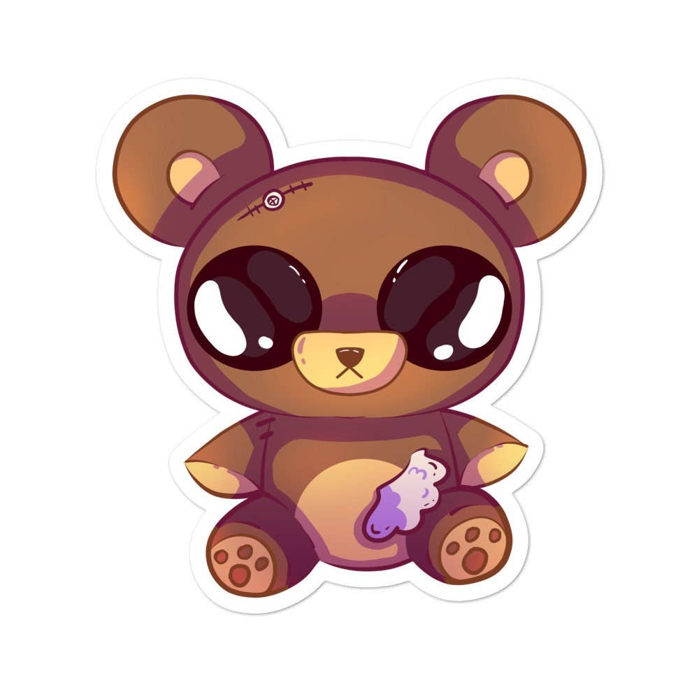 Mega Kawaii Cuties - Wholesale Sticker - Creepy Teddy Bear Sticker4