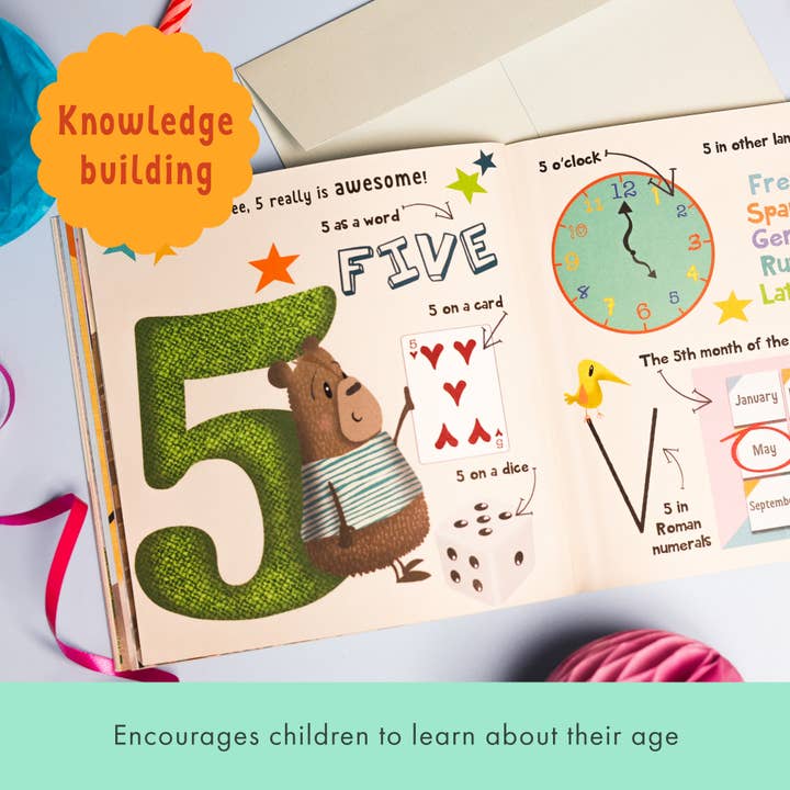 FROM YOU TO ME Gifts – wholesale Birthday card – Wow! You're 5 | Age Card | Age Birthday Cards | Age 56