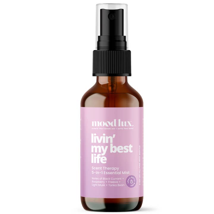 Mood Lux - Wholesale Room & Linen Spray - Livin' My Best Life 5 In 1 Essential Mist6