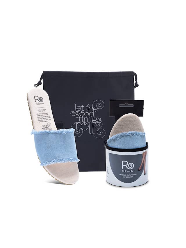 Rollasole - Wholesale Sandals - Women's - Blue Jean Baby Denim sandals