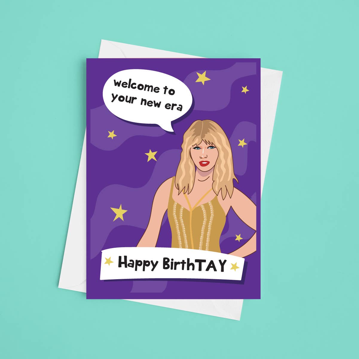 Laura Lonsdale – wholesale Birthday card – Taylor Swift 5x7 Birthday Card