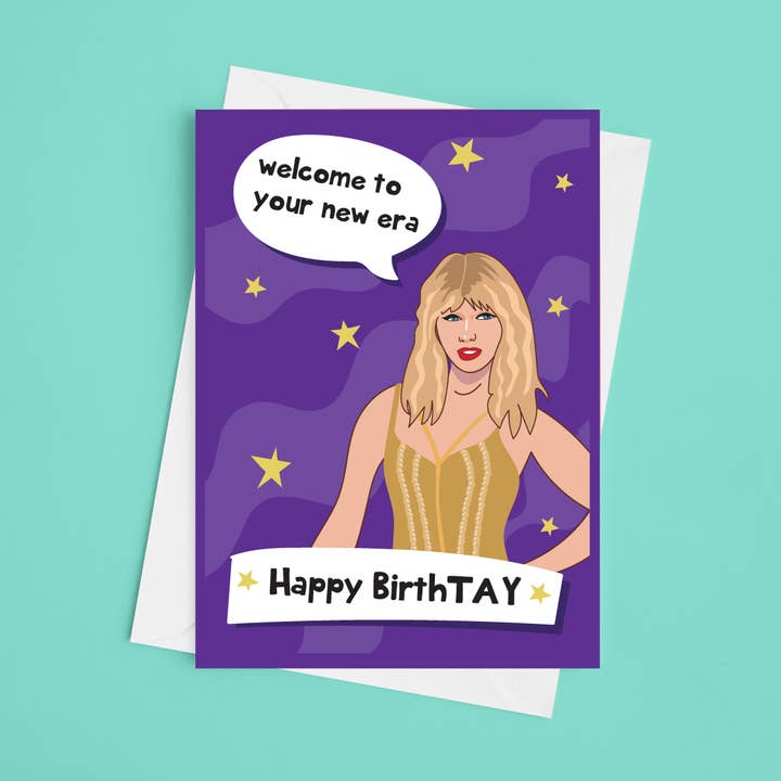 Laura Lonsdale – wholesale Birthday card – Taylor Swift 5x7 Birthday Card0