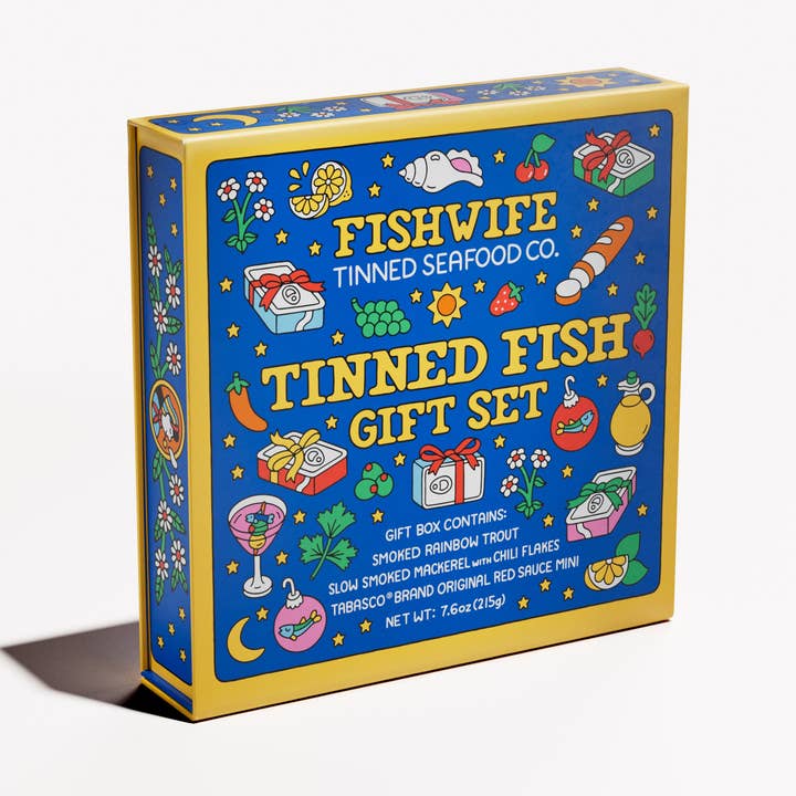 Tinned Fish & Hot Sauce Gift Set for wholesale by Fishwife