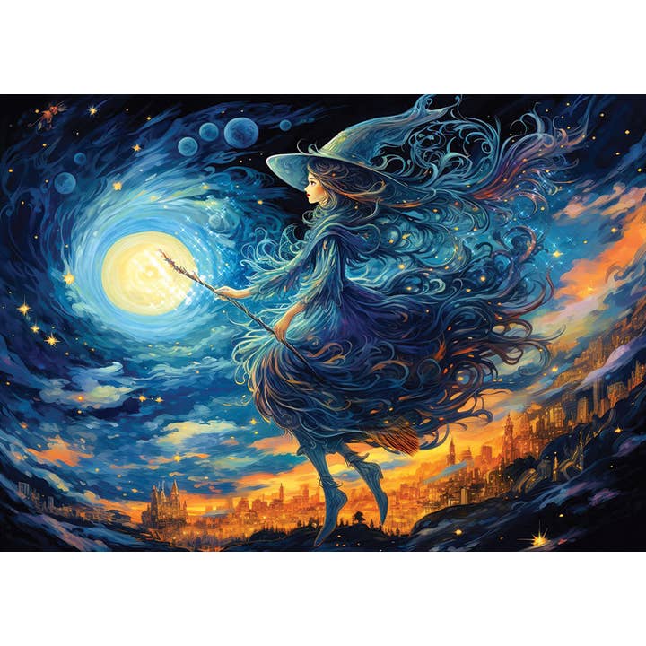 Witch's Night Out 1000pc Enjoy Puzzle for wholesale by Outset Games and Cobble Hill Puzzles