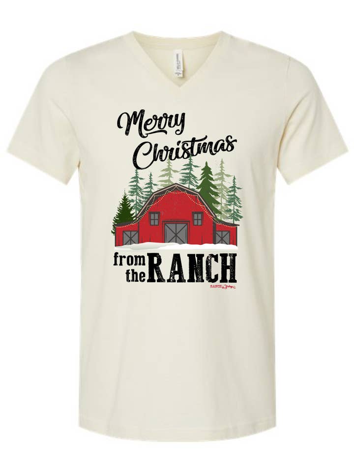 Ranch Swag - Wholesale T-Shirt (Graphic) - Women's - Merry Christmas From The Ranch Graphic T-Shirt4