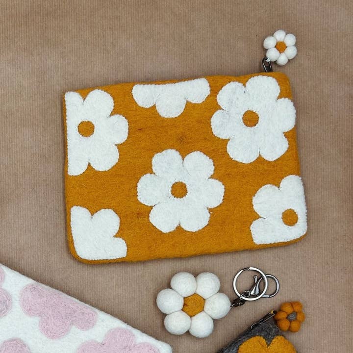 Funda de almacenamiento de fieltro con diseño de Girasol New Heidi – Elegancia, artesanía y ética para venta al por mayor de New Heidi
