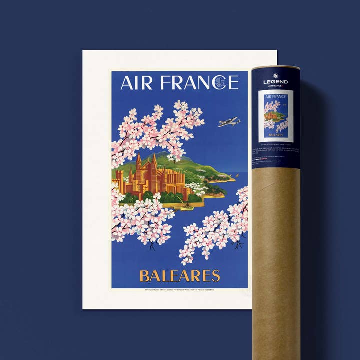 Oneart - Wholesale Poster - Air France Poster / Balearic Islands - AFL00511