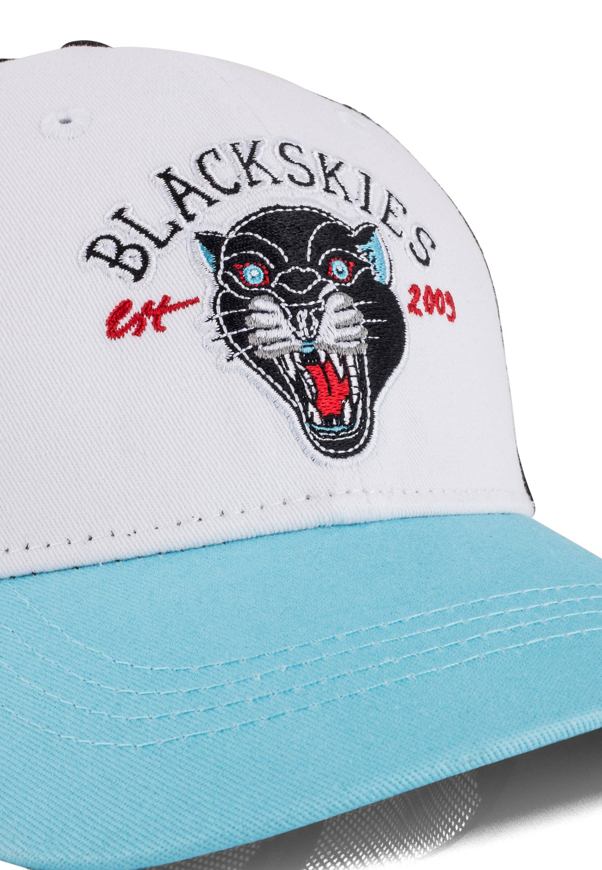 Blackskies - Wholesale Trucker Hat - Unisex - Traditional Tattoo Trucker Cap Panther White-Black-Blue5